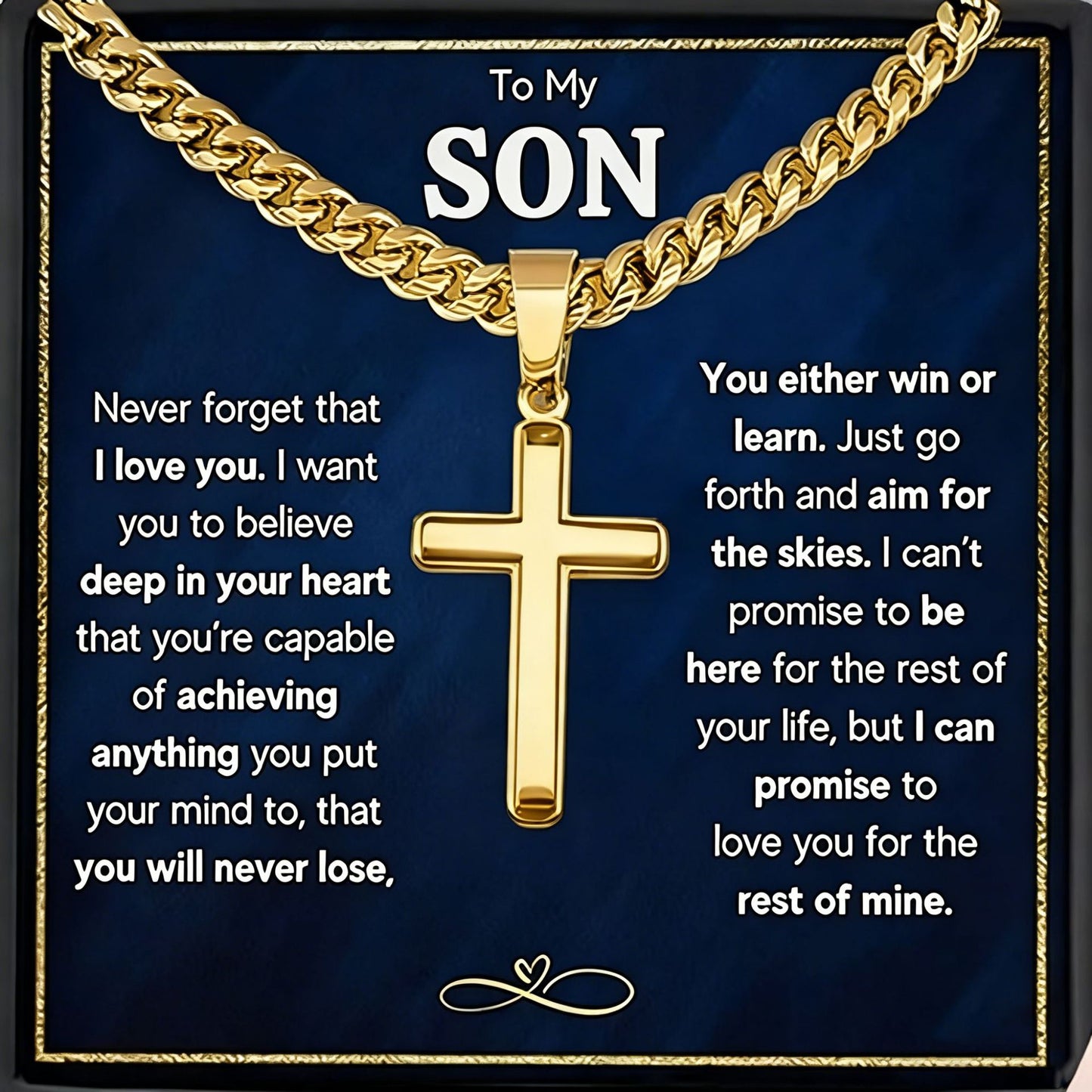 Hip Hop Style U-Shaped Cuban Link Necklace for Men Stainless Steel Plated Zinc Alloy Pendant