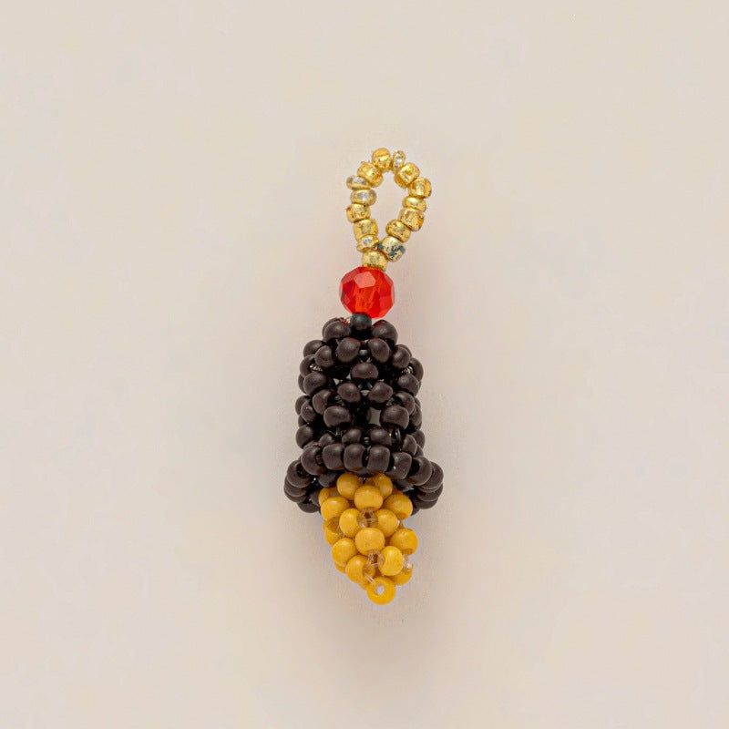 Sweet Colorful Acrylic Keychain with Food Patterns