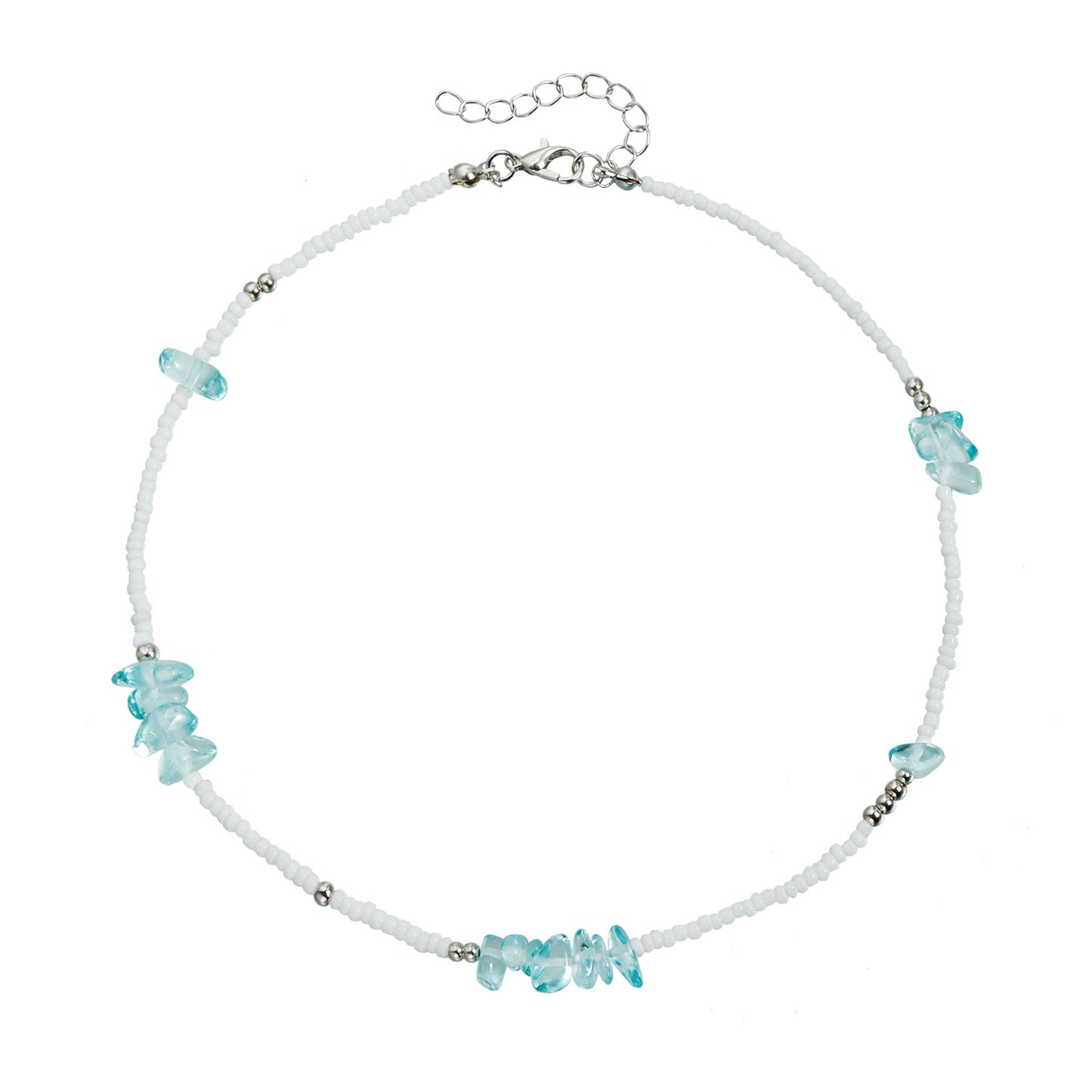Irregular Geometric Alloy Plated Necklace for Women