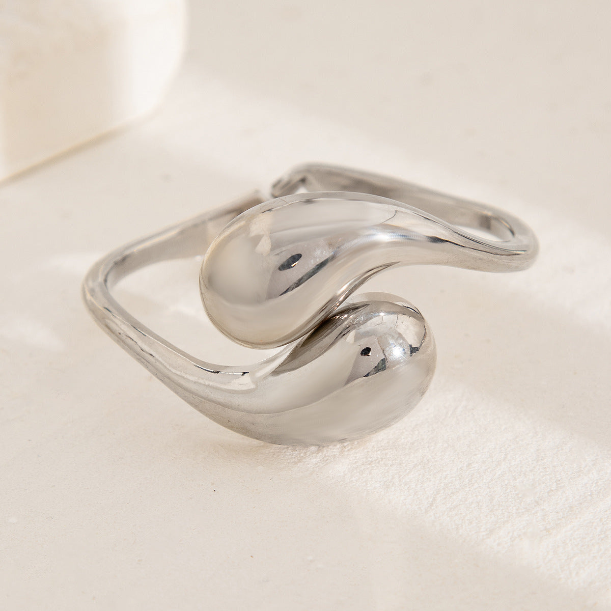 Casual Irregular Teardrop Zinc Alloy Plated Bracelet Set