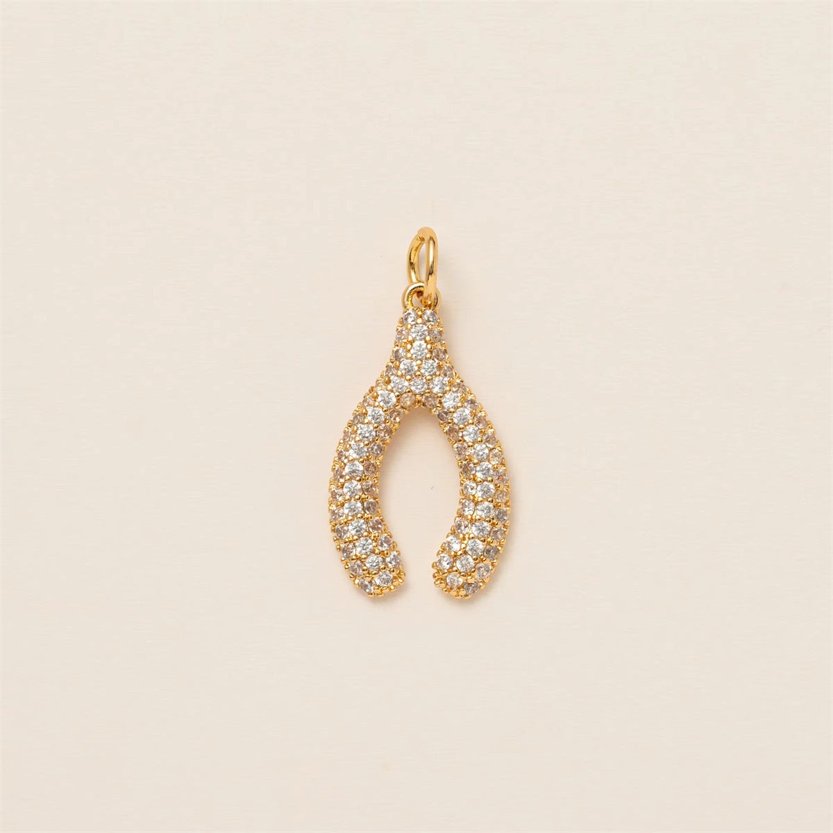 Fashion Gold Plated Brass Boot Charm Bar PVD Coated DIY Pendant