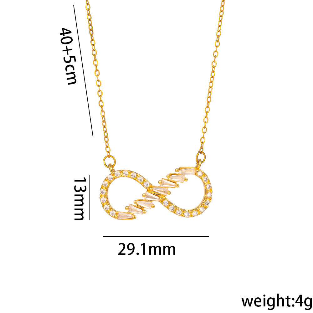 Minimalist Heart-Shaped Titanium Steel Necklace with Gold Plating for Women, Adjustable O-Chain Collarbone Jewelry Gift
