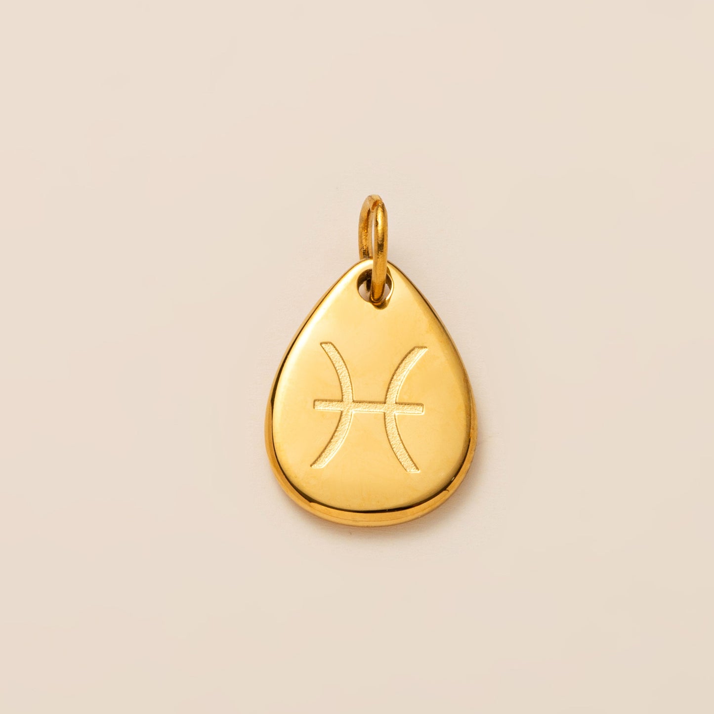 Minimalist Titanium Steel Geometric Pendant with Cubic Zirconia and Zodiac Birthstone Engraving