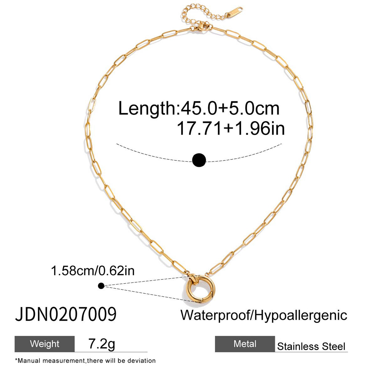 Collana con ciondolo a barra in acciaio inossidabile placcato in acciaio al titanio geometrico a forma di cuore, elegante e minimalista, per donne