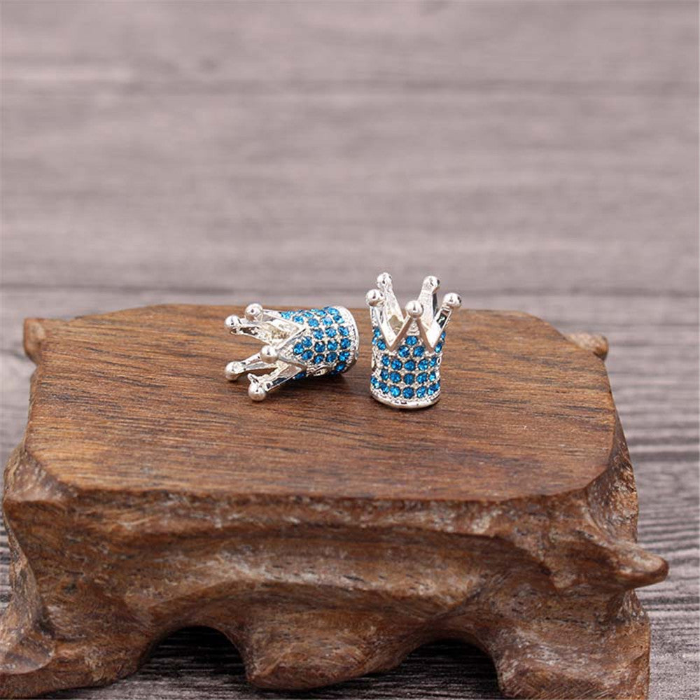 Plated Alloy Rhinestone Charm Bar