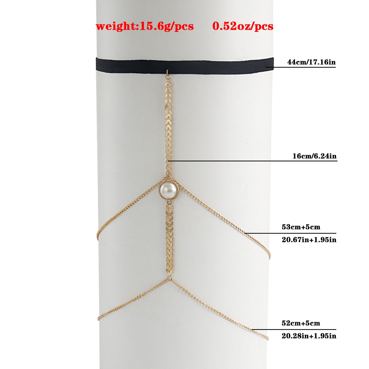 Minimalist Geometric Alloy Anklet with Elastic Band and Airplane Chain Design for Women