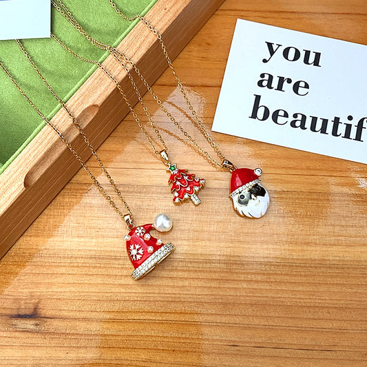 Fashionable Animal-Shaped Titanium Steel Pendant Necklace for Women and Men, Adjustable Length Locket Chain with Rabbit Design, Hypoallergenic and Fade-Resistant Everyday Jewelry