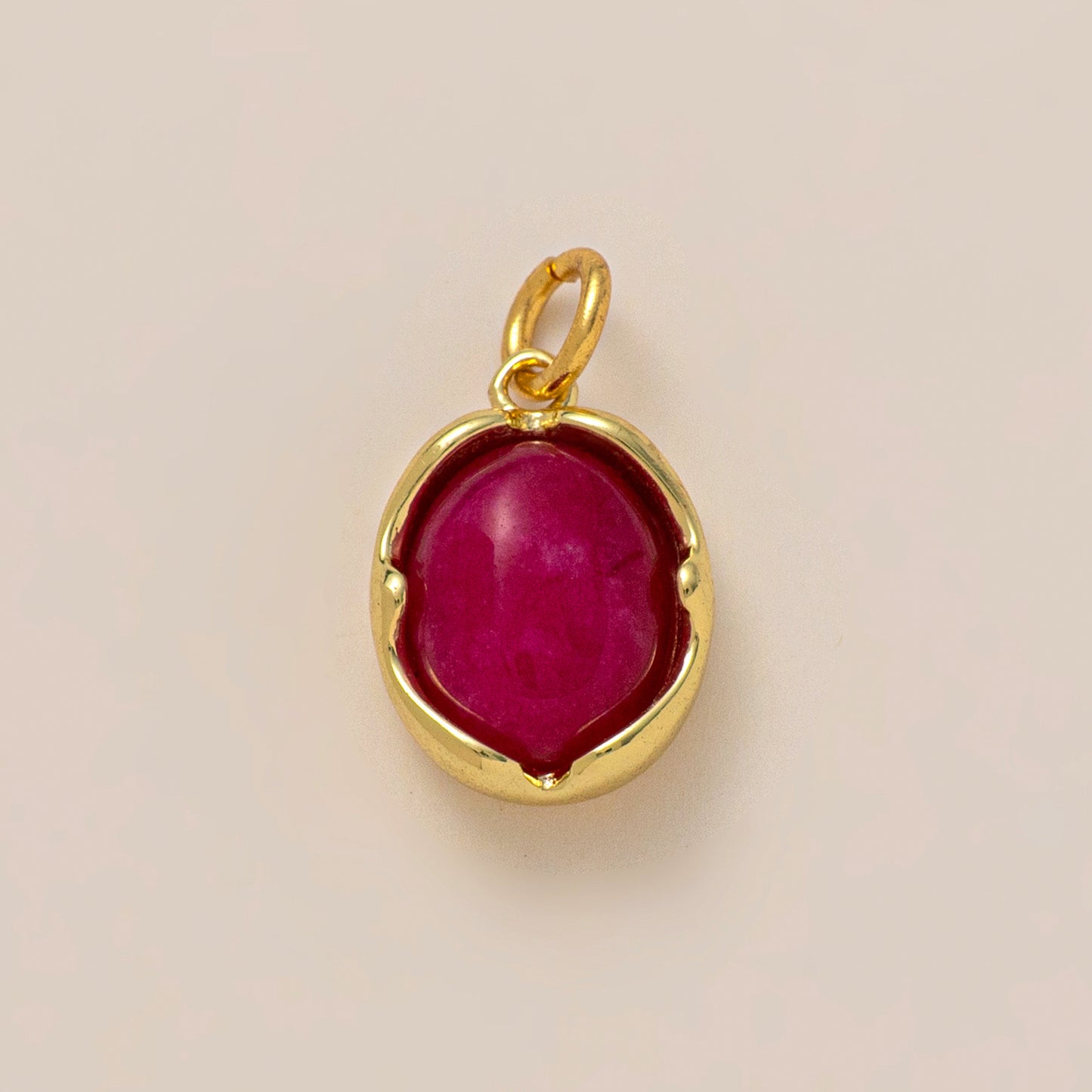 Bohemian Geometric Brass Pendant with 18K Gold Plating DIY Charm Bar for Unisex