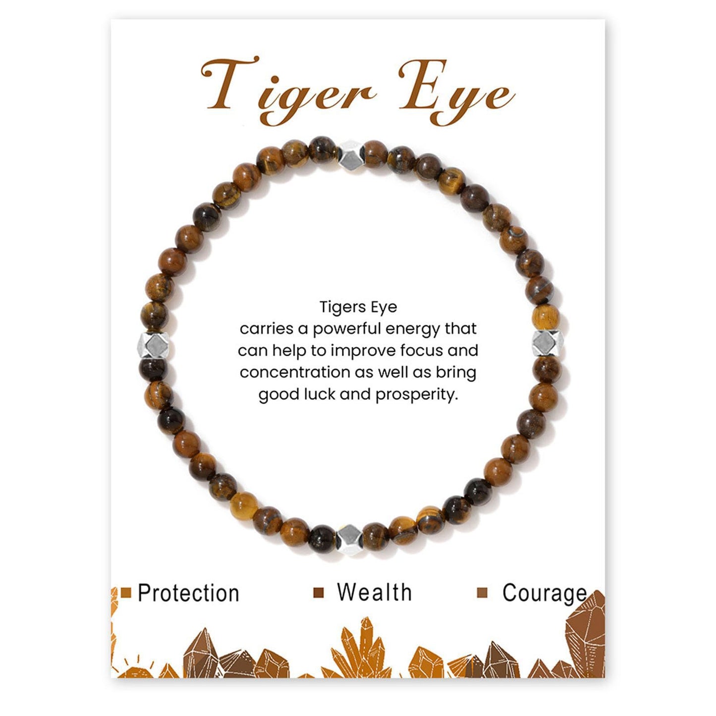 Vintage Geometric Agate Beaded Bracelet Unisex Handmade Jewelry