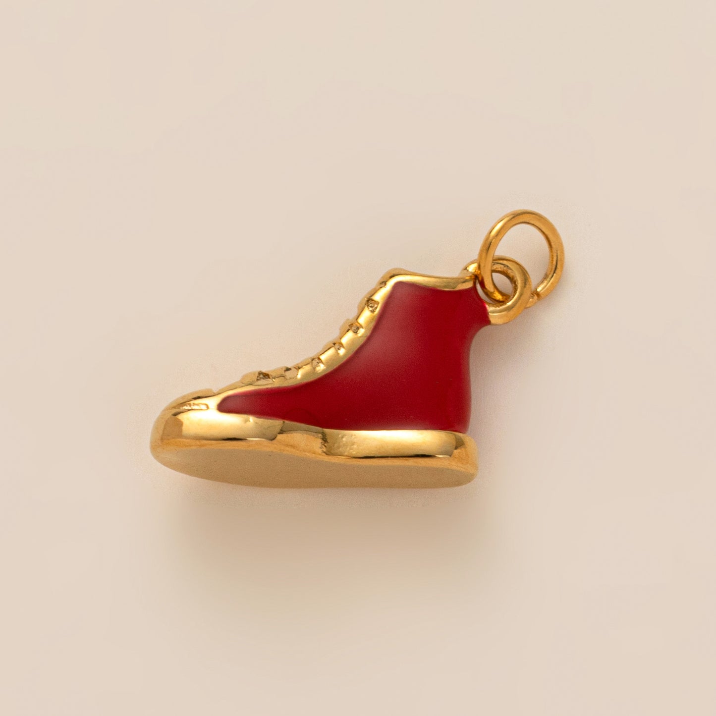 Plated Stainless Steel Necklace with Rhinestone and Gemstone Accents Featuring Cassette, Cake, Cloud, Shoe, Fries, and Headphone Charms