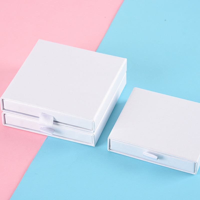 Geometric Square Paperboard Bracelet Packaging Box with Printing
