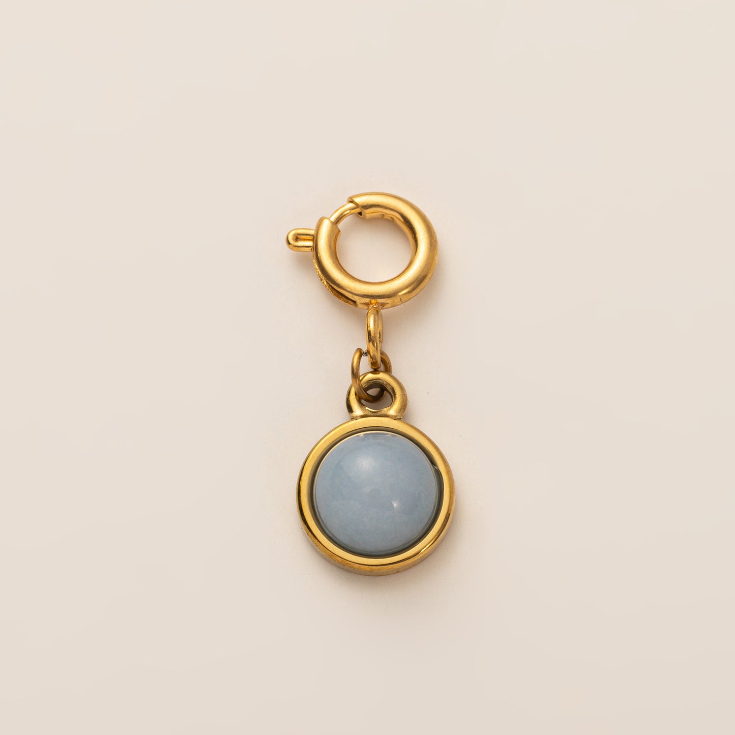 Minimalist Geometric Agate Stainless Steel Pendant 18K Gold PVD Plated Cable Chain Necklace for Unisex DIY Charm Bar