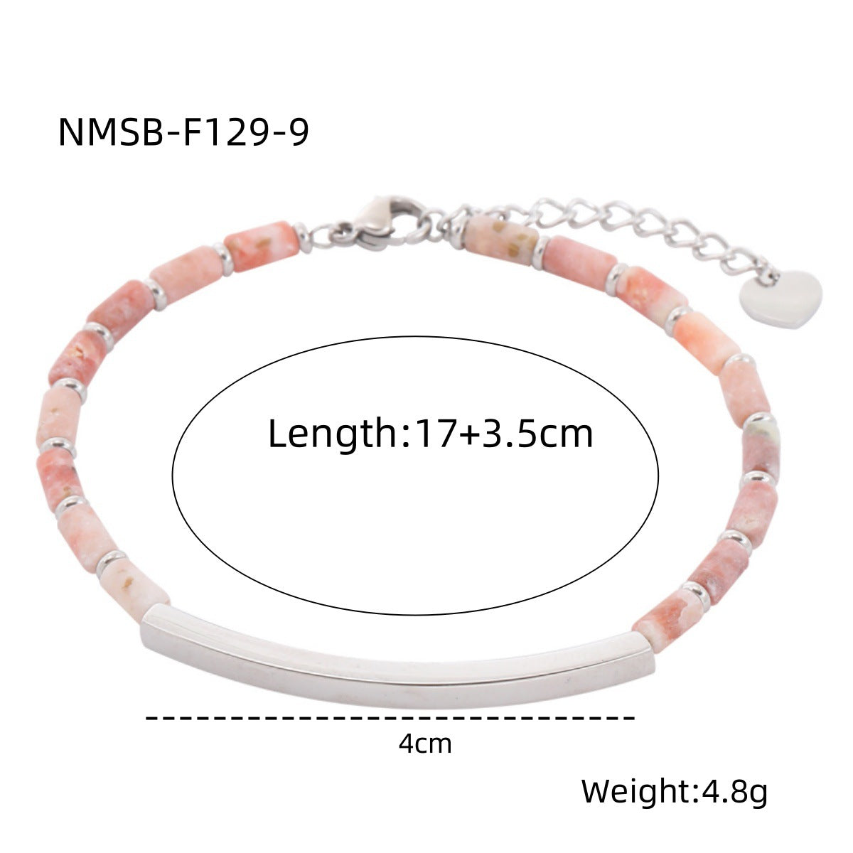 Bracciale da donna in acciaio inossidabile placcato oro 18K con motivo a nodi di bambù, design geometrico rettangolare, stile ufficio minimalista