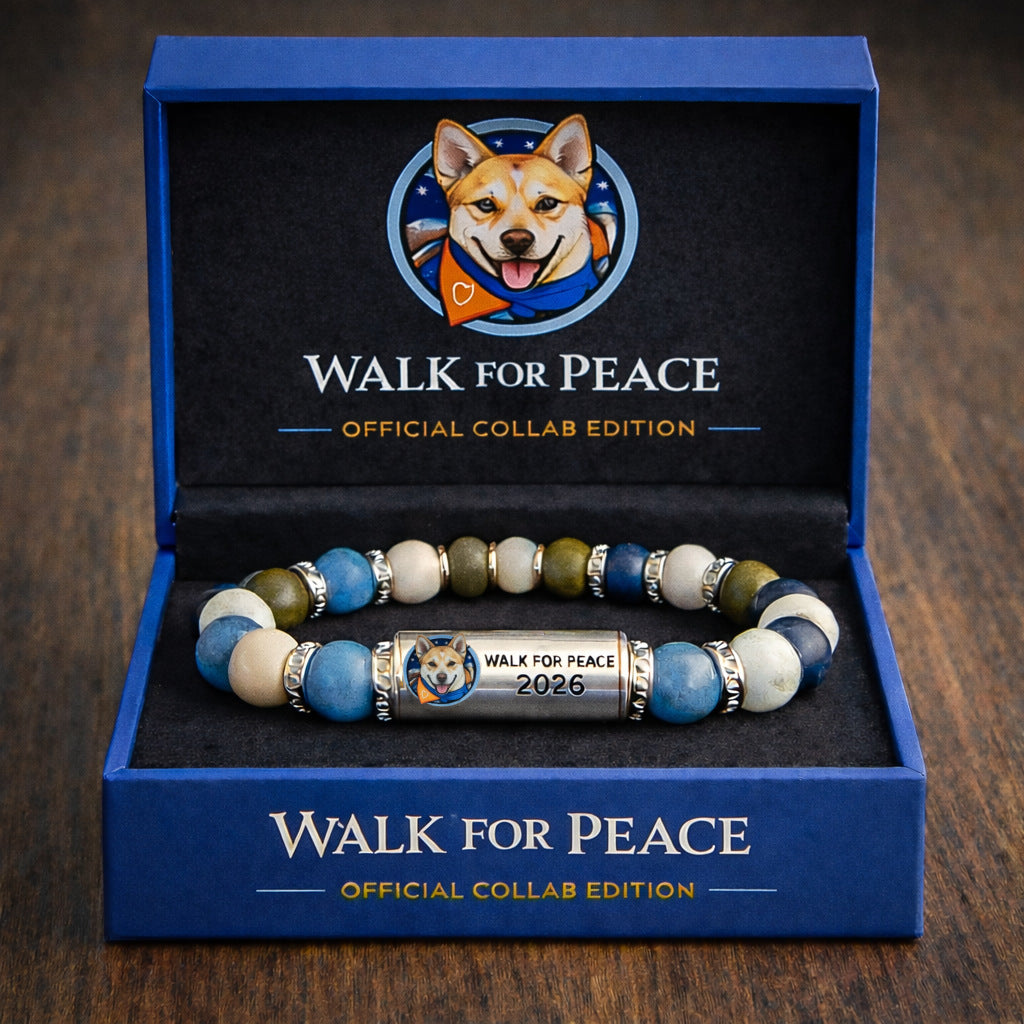 Minimalist Stainless Steel Bracelet with Dog Charm