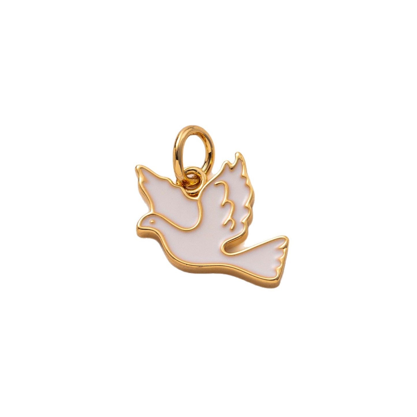 Vintage 18K Gold Plated Brass Animal Star Moon Heart Pendant Necklace for Unisex