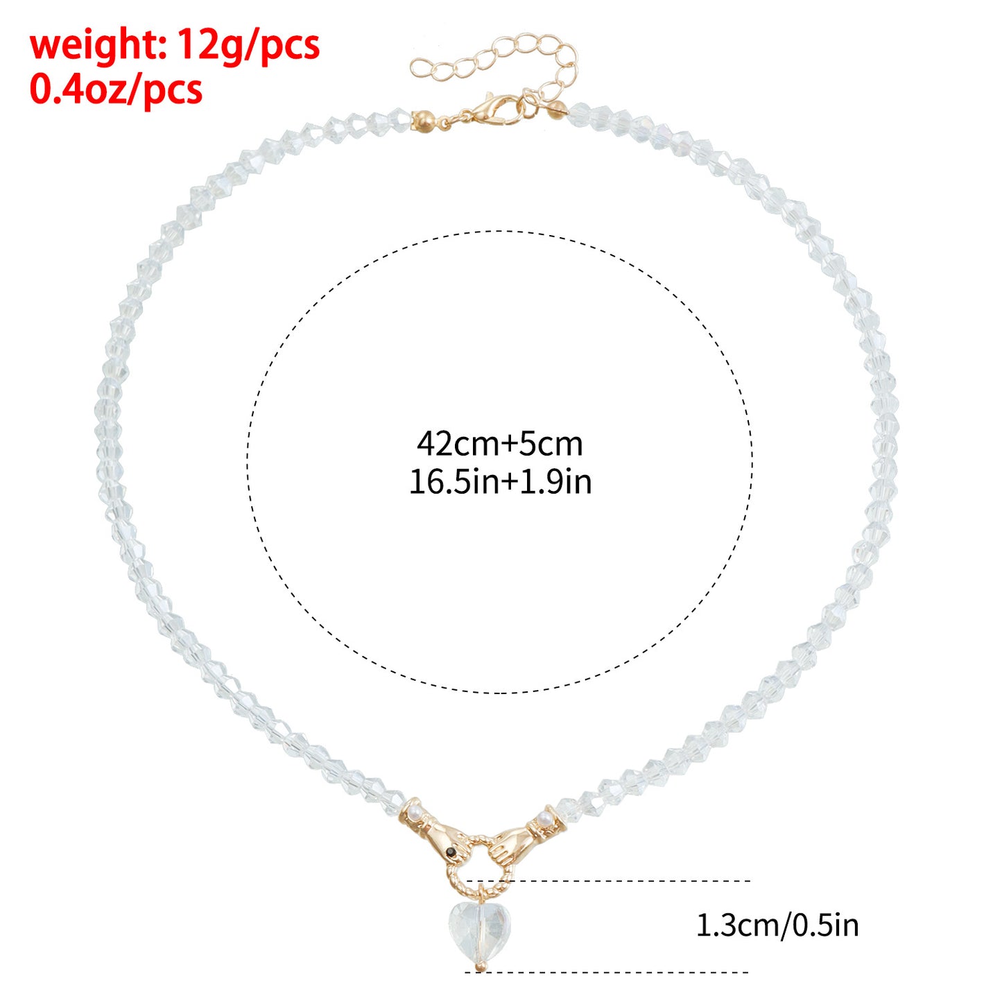 Minimalist Heart-Shaped Alloy Pendant Necklace with Plated Finish for Women Clavicle Chain