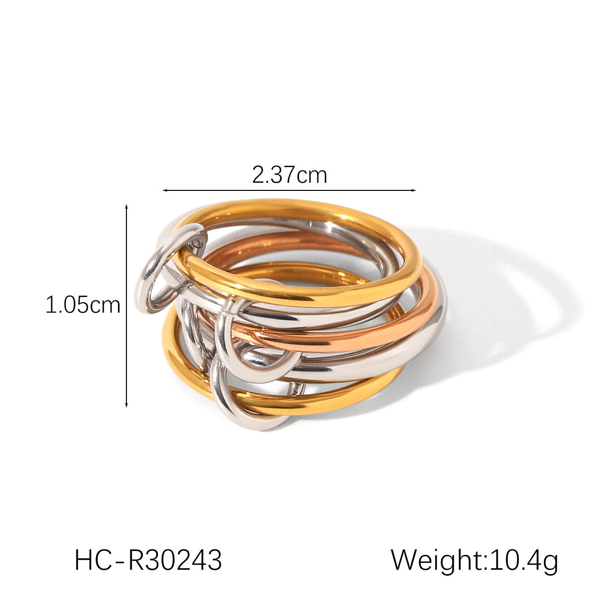 Baroque Style Stainless Steel Pendant Necklace Earrings Bracelet Ring Set with Gold Silver Two Tone Plated Titanium Steel Cross Chain