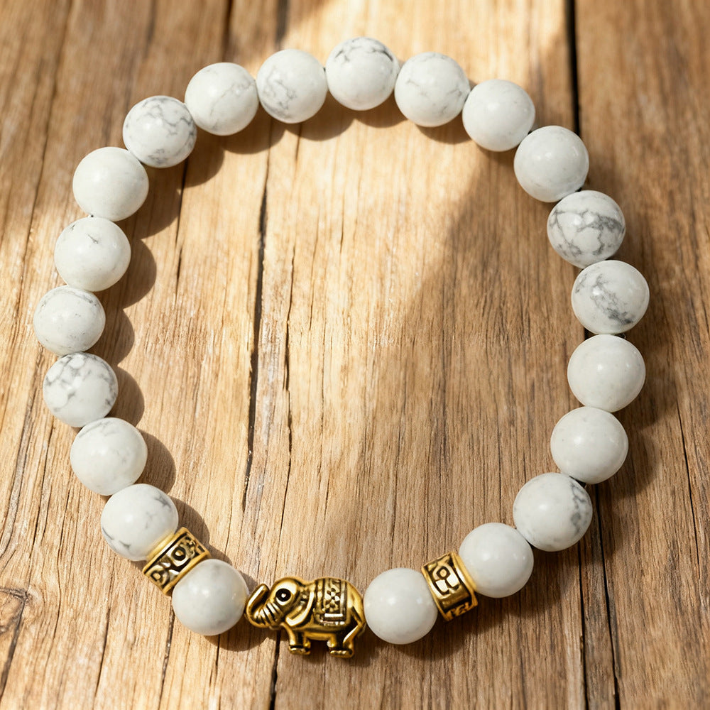 Unique Geometric Handmade Tiger's Eye Bracelet for Men and Women