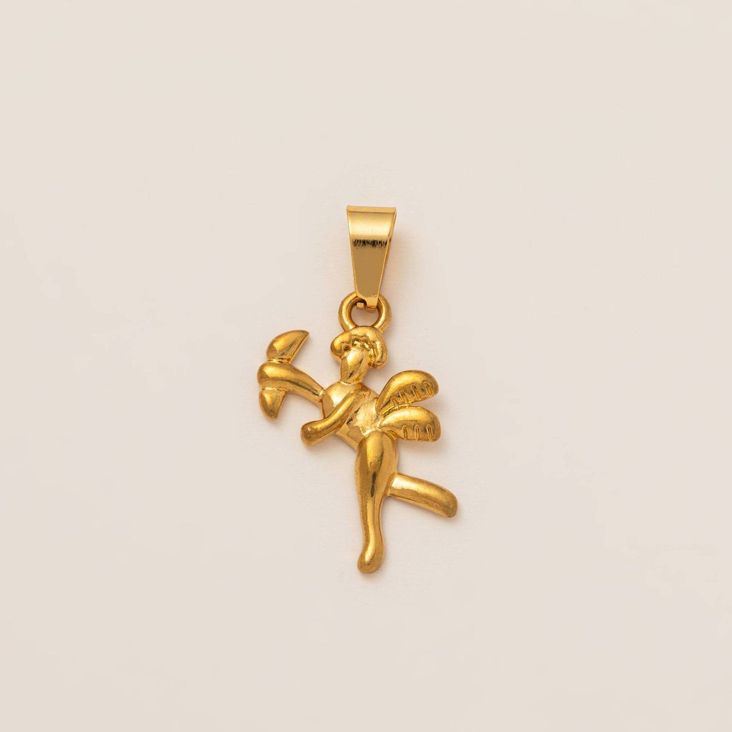 Vintage Luxury Heart Geometric Stainless Steel Plated Drip Oil Charm Bar