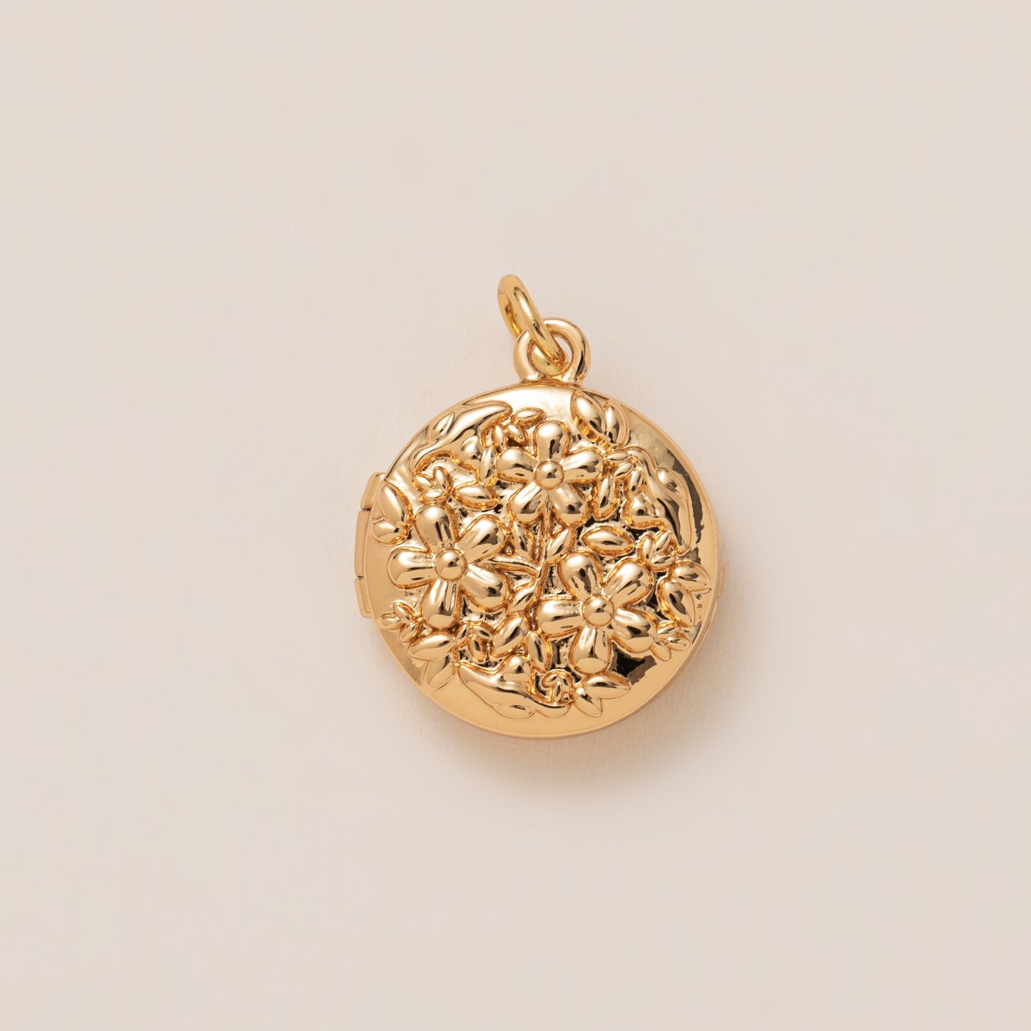 Minimalist Round Square Star Moon Brass Plated Shoe Charm
