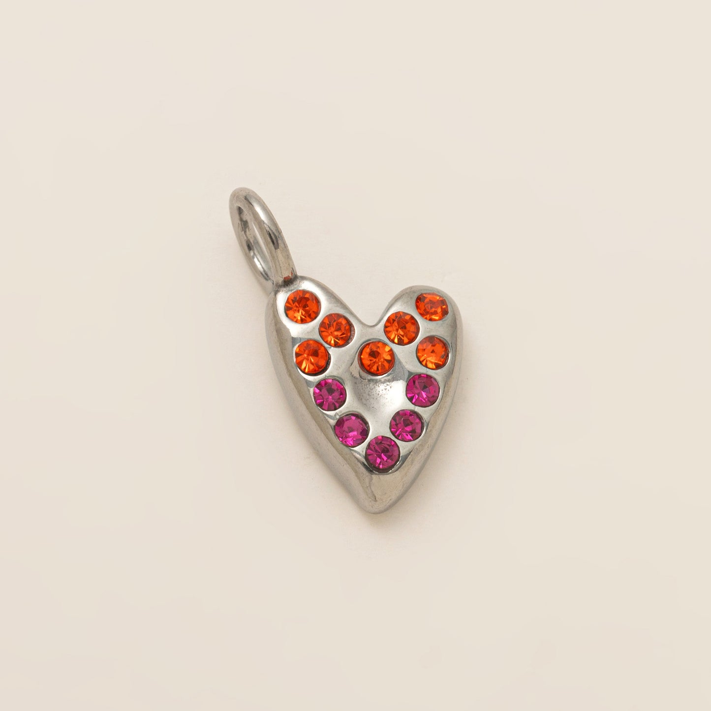 Vintage Geometric Stainless Steel 18K Gold Plated PVD Rhinestone Inlay DIY Charm Bar Pendant