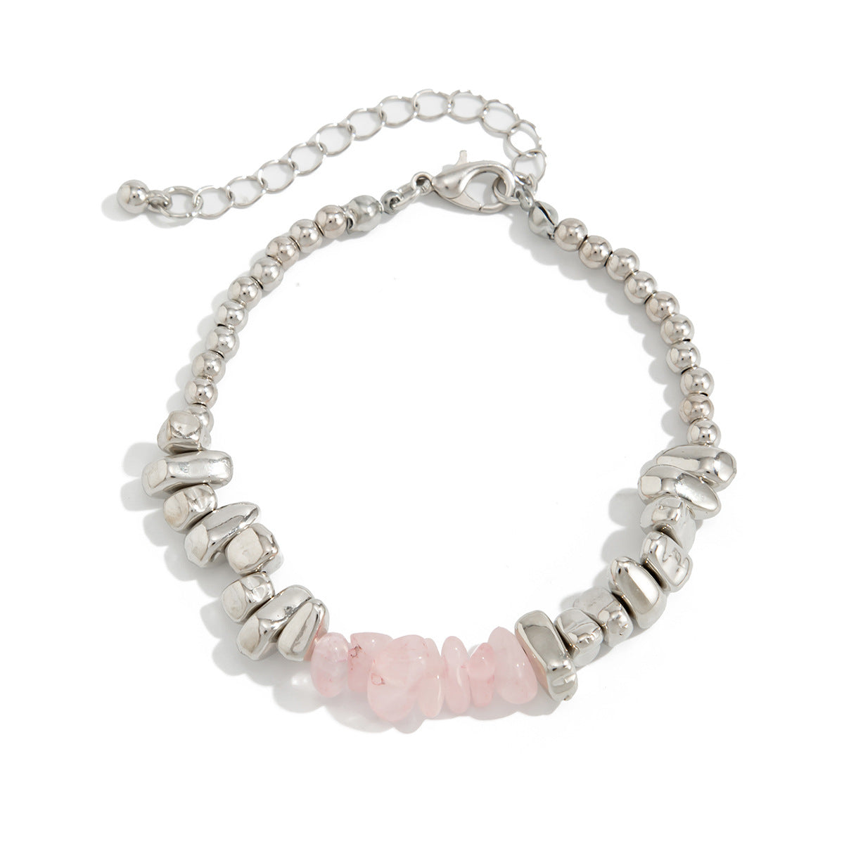 Sweet Minimalist Geometric Oval CCB Acrylic Plated Bracelet for Women