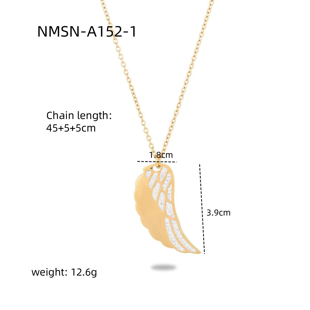 Minimalist 18K Gold Plated Geometric Round Stainless Steel Pendant Necklace Unisex DIY Charm Bar