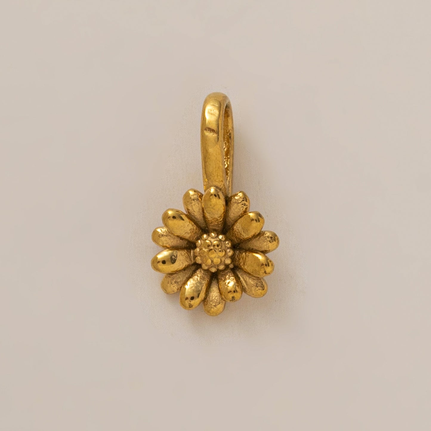 Vintage Floral 18K Gold Plated Stainless Steel PVD DIY Charm Bar