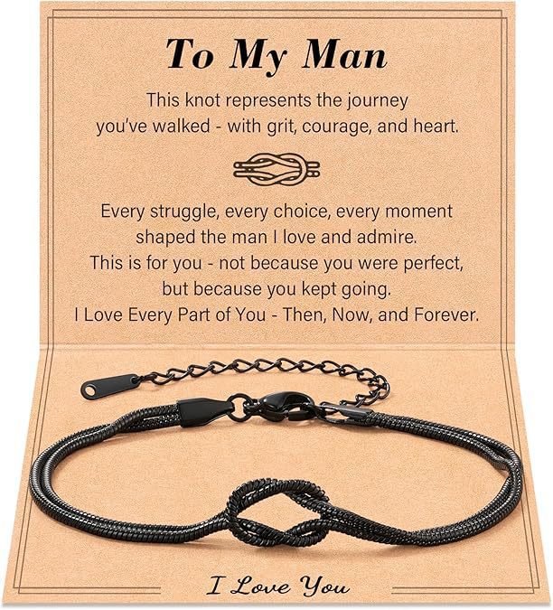 Minimalist Geometric Infinity Paperclip Chain Bracelet for Women