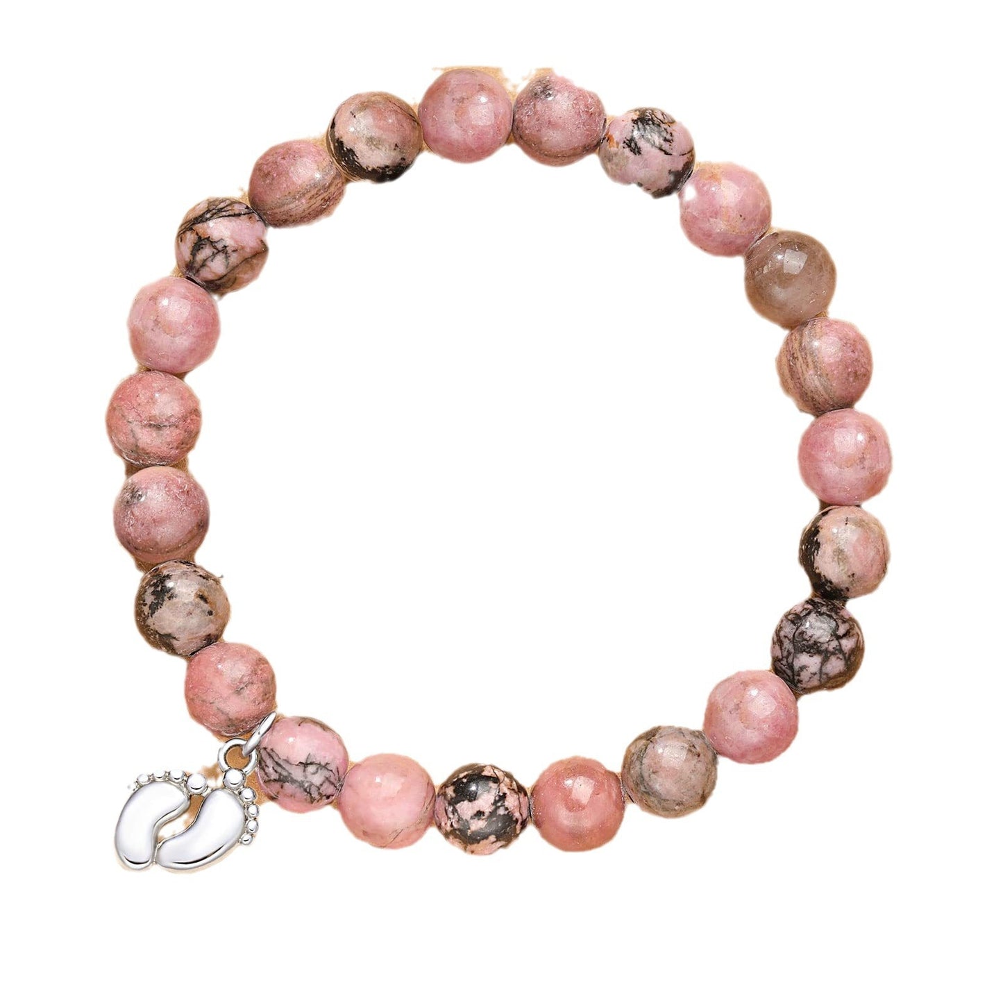 Geometric Agate Beaded Bracelet for Women