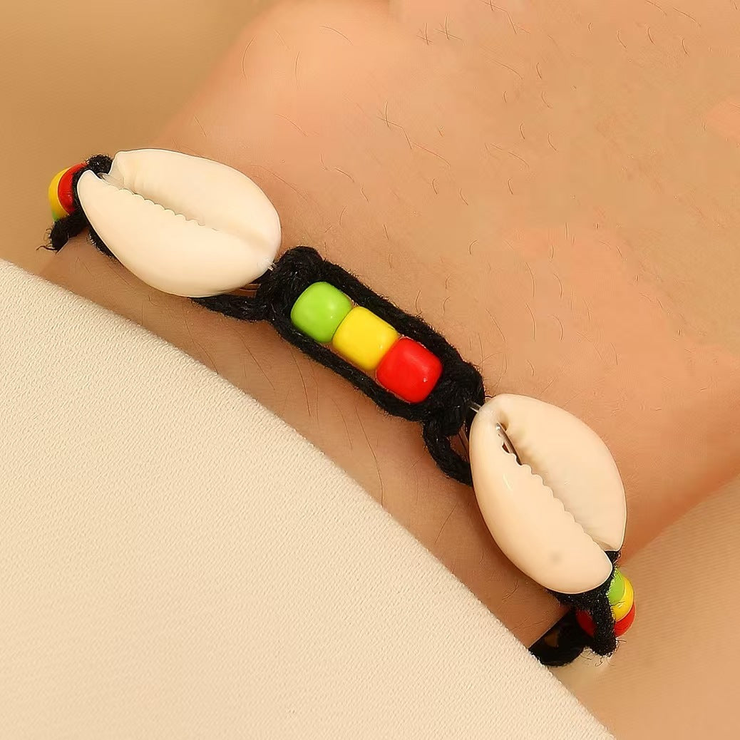 Casual Plated Animal Shape Shell Beaded Bracelet Unisex