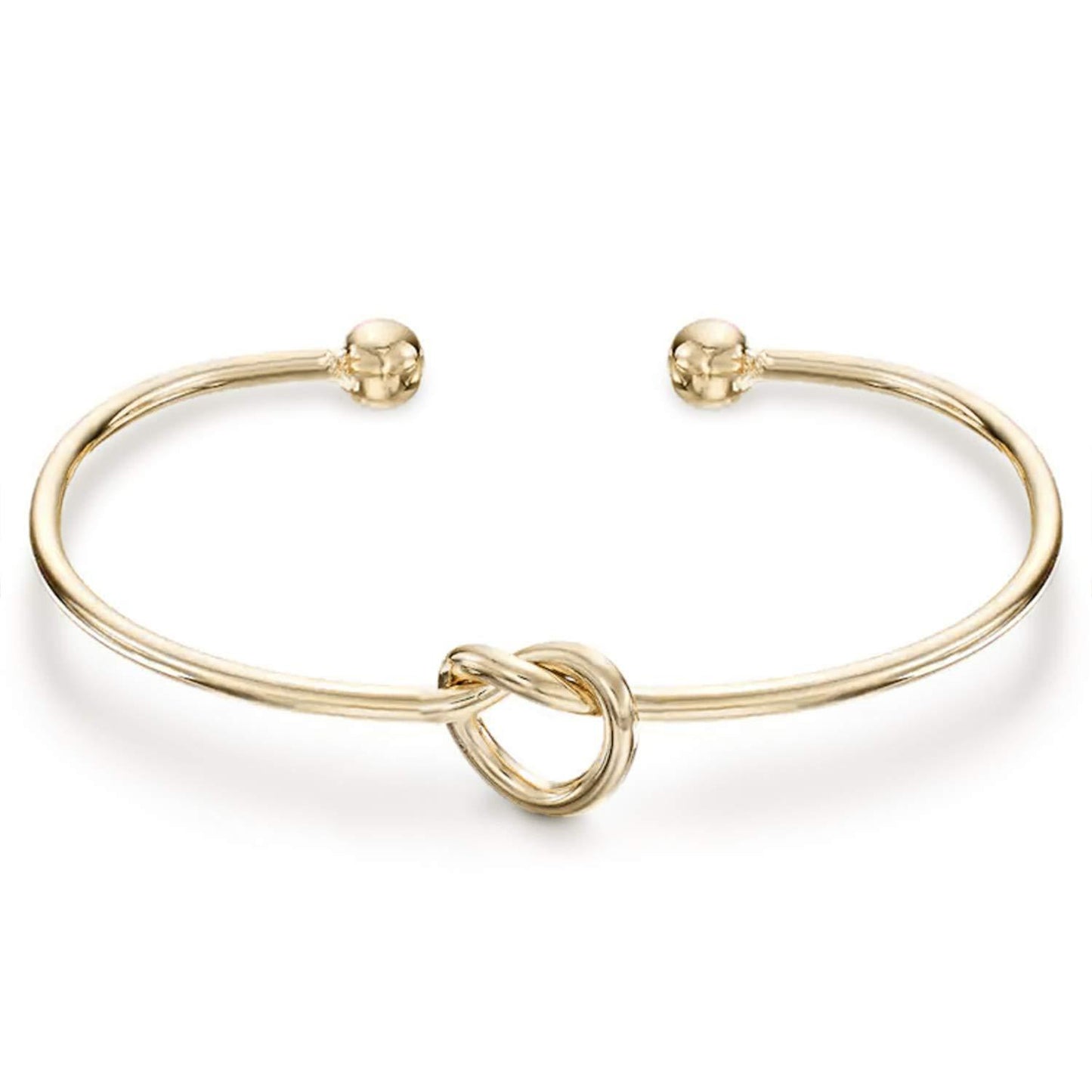 Sweet Heart Shaped Stainless Steel Plated Open Cuff Bracelet for Women