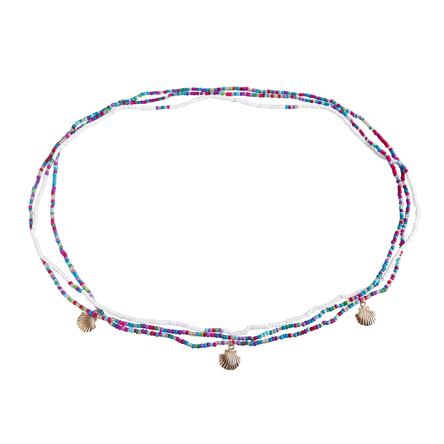 Casual Punk Metal Body Chain with Pearl Shell and Starfish for Women