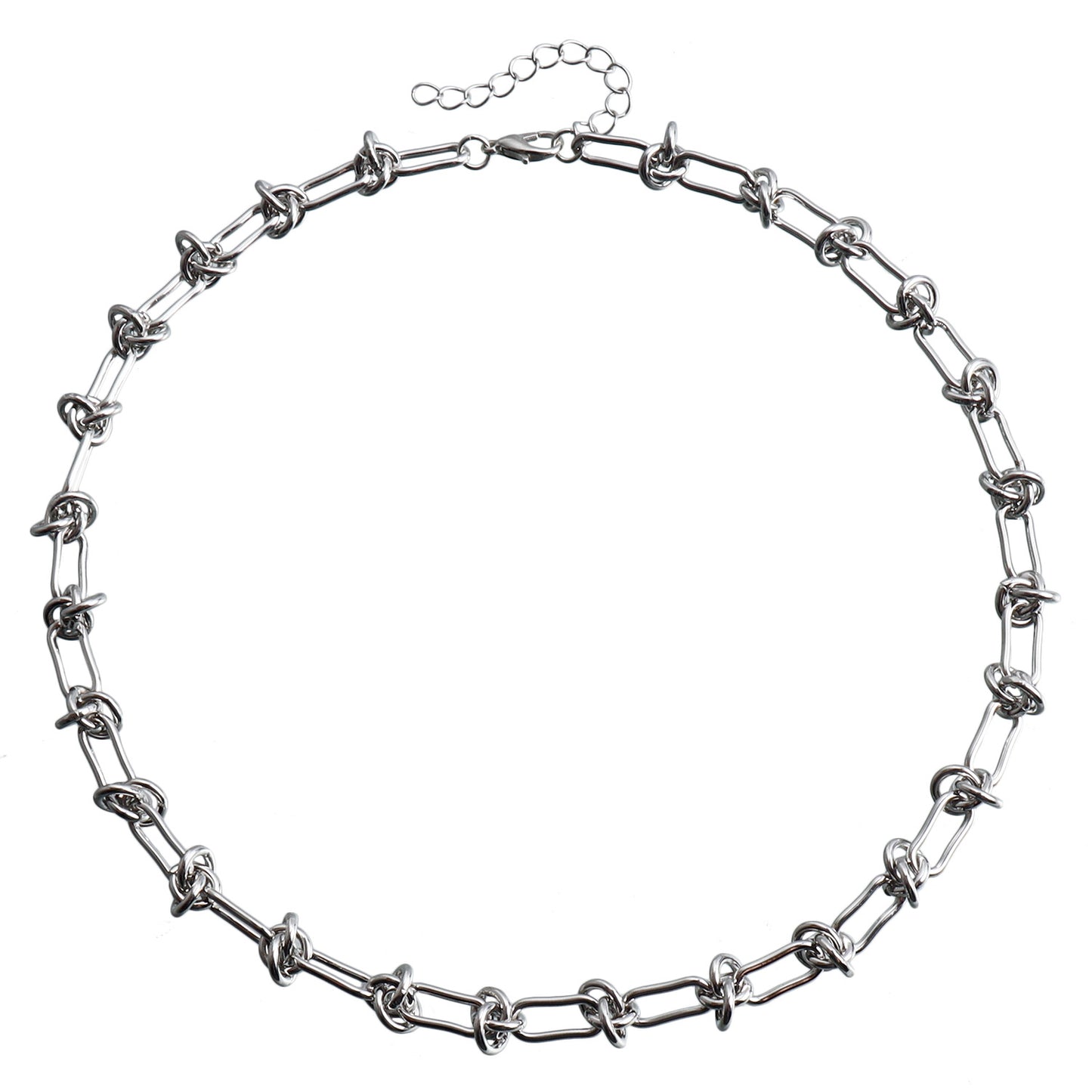 Collar con colgante geométrico en forma de U minimalista para mujer con cadena de metal chapado y diseño delicado para la clavícula