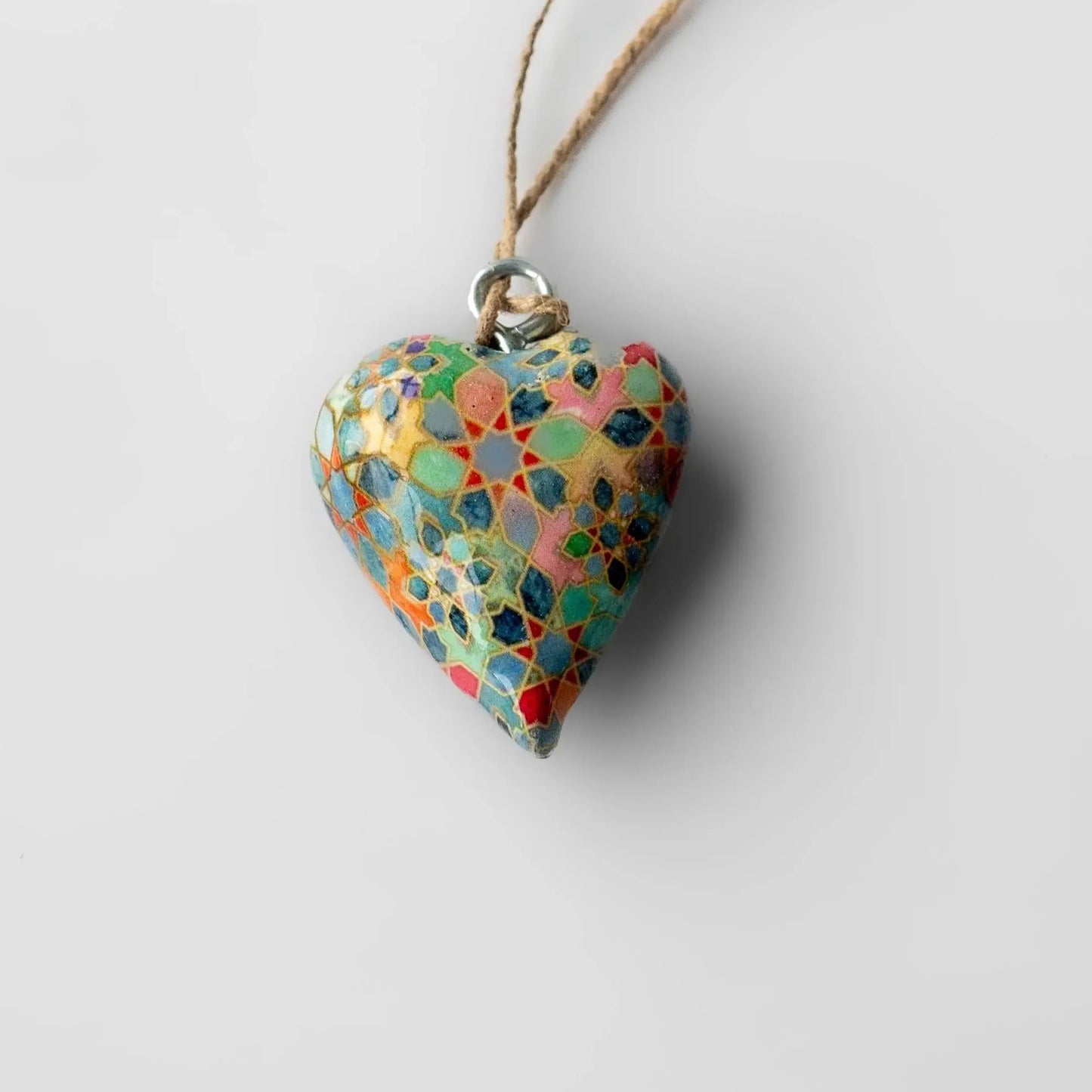 Minimalist Luxury Heart Plant Stainless Steel Plated Pendant Necklace 18K Gold