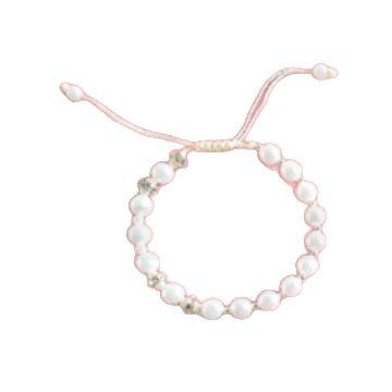 Unisex Geometric Cross Bracelet with Imitation Pearl Inlay Alloy Stainless Steel Accessories