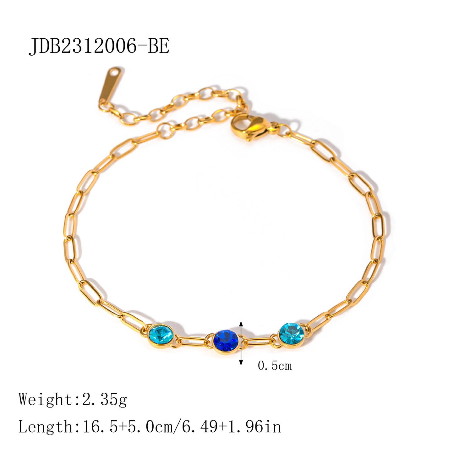 Bracciale minimalist a U in acciaio inossidabile con strass e perle placcate, catena in metallo, gioielli alla moda da donna