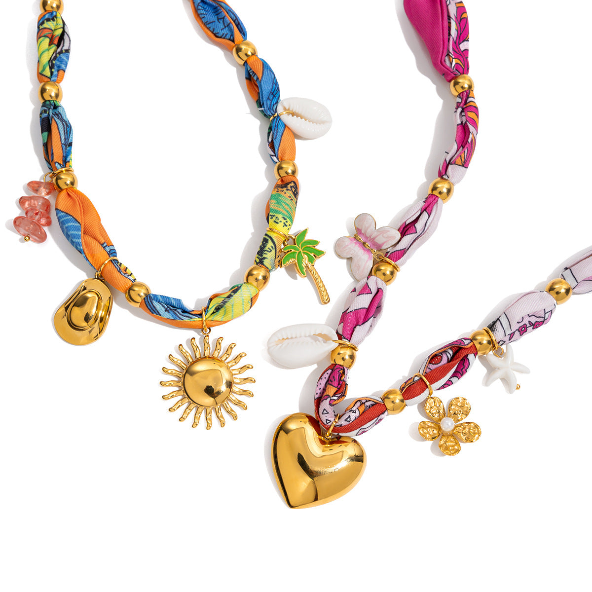 Collana con Ciondolo Sole Geometrico Minimalista in Acciaio Titanio Placcato per Donna Catena a Clavicola in Acciaio Inossidabile Accessorio Moda di Lusso