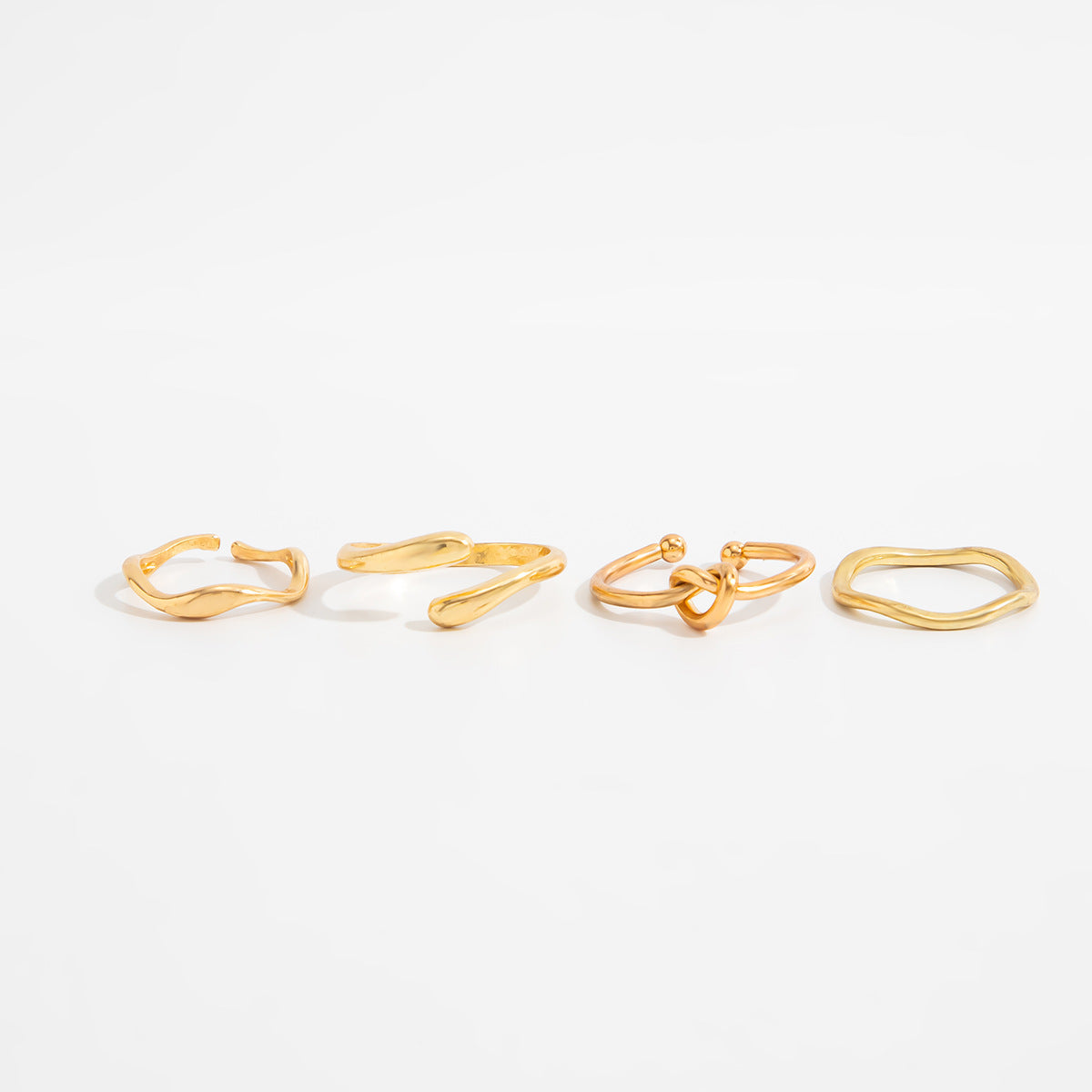 Minimalist Geometric Knot Open Toe Ring Zinc Alloy Women's Foot Jewelry
