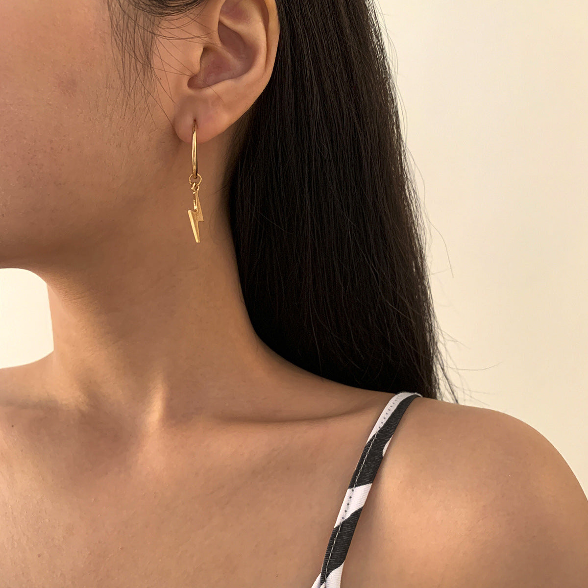 Minimalist Geometric Alloy Plated Earrings for Women