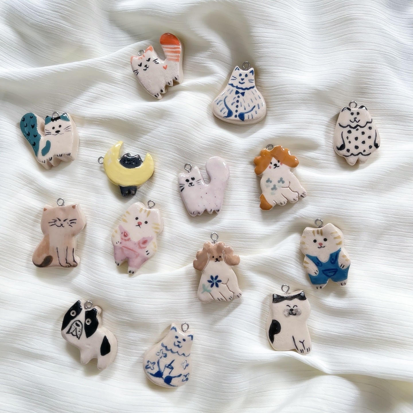 Luxury Casual Hand-Painted Animal Stainless Steel Pendant Necklace for Unisex