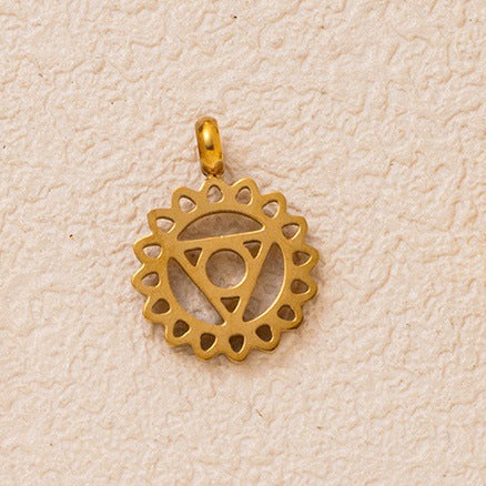 Minimalist PVD 18K Gold Plated Stainless Steel Animal Charm Bar