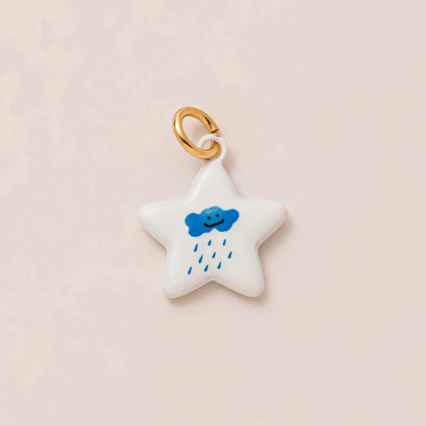 Minimalist Striped Round Alloy Plated Keychain Charm Bar for Women