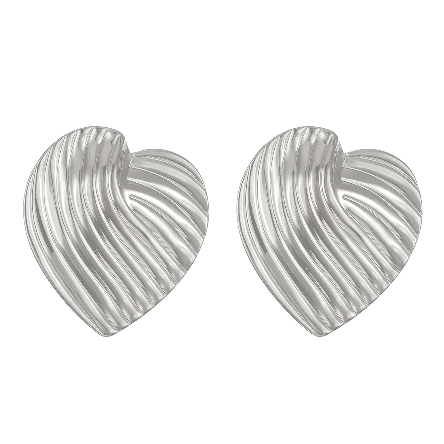 Pendientes Minimalistas Geométricos Cuadrados de Acero de Titanio para Mujer con Acabado Chapado y Diseño Moderno