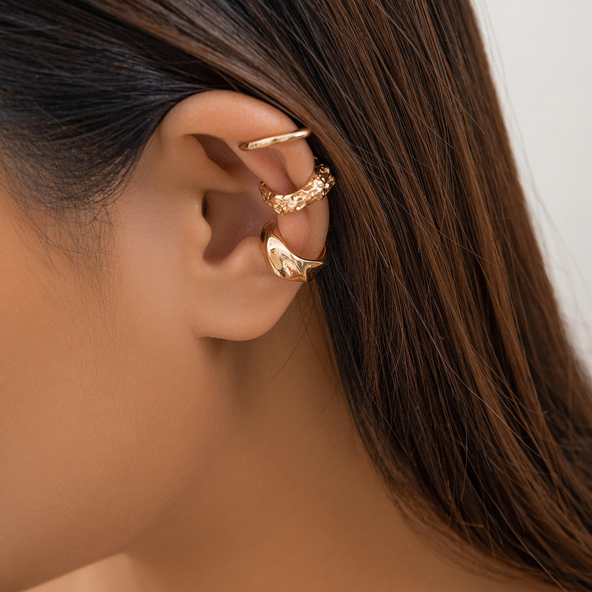 Minimalist Geometric Teardrop Alloy Plated Earrings for Women