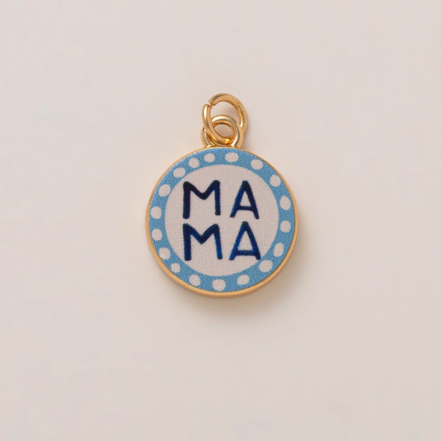 Elegant Minimalist Vintage Oval Geometric Brass Plated Bag Charm