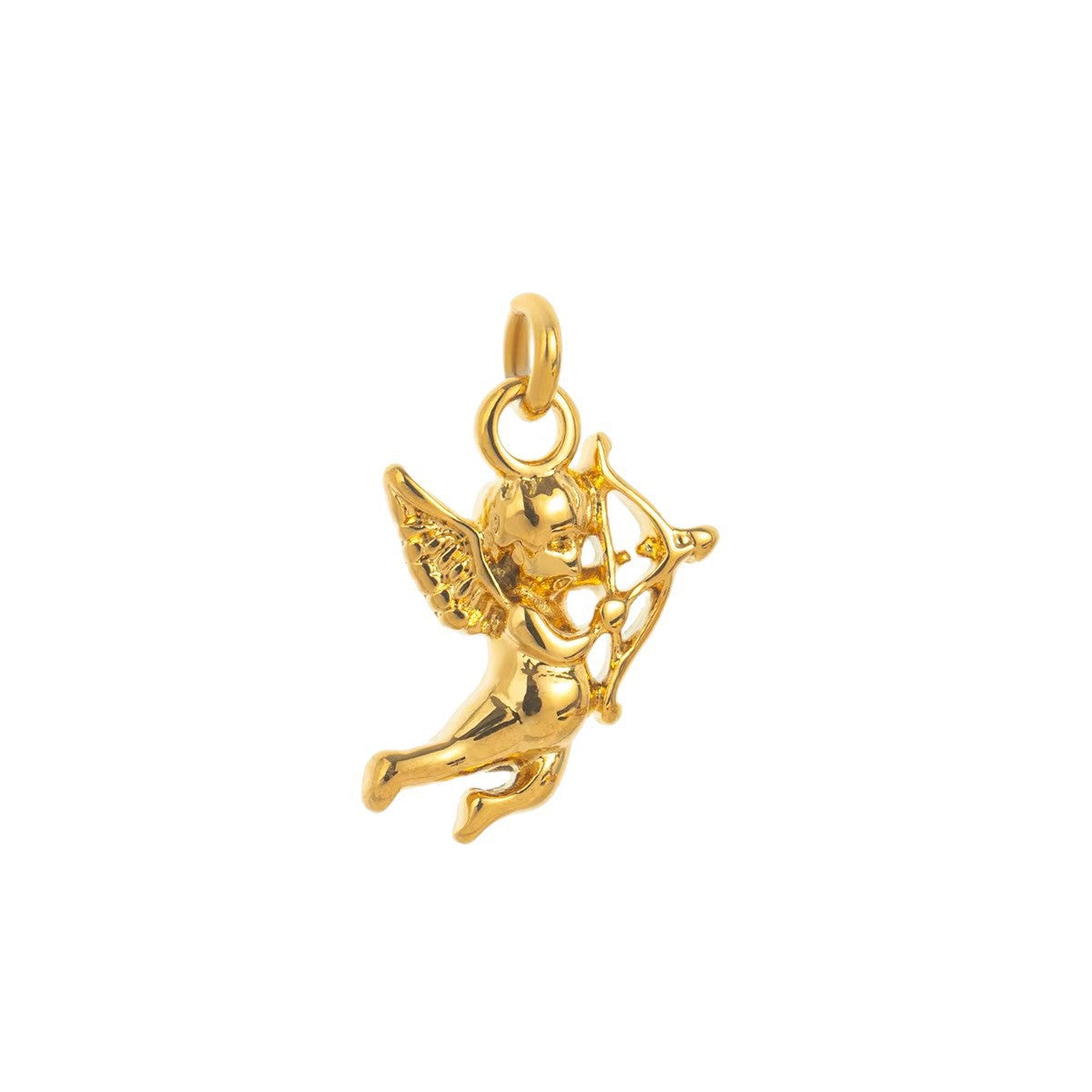 Geometric Stainless Steel PVD Plated 18K Gold DIY Charm Bar Pendant