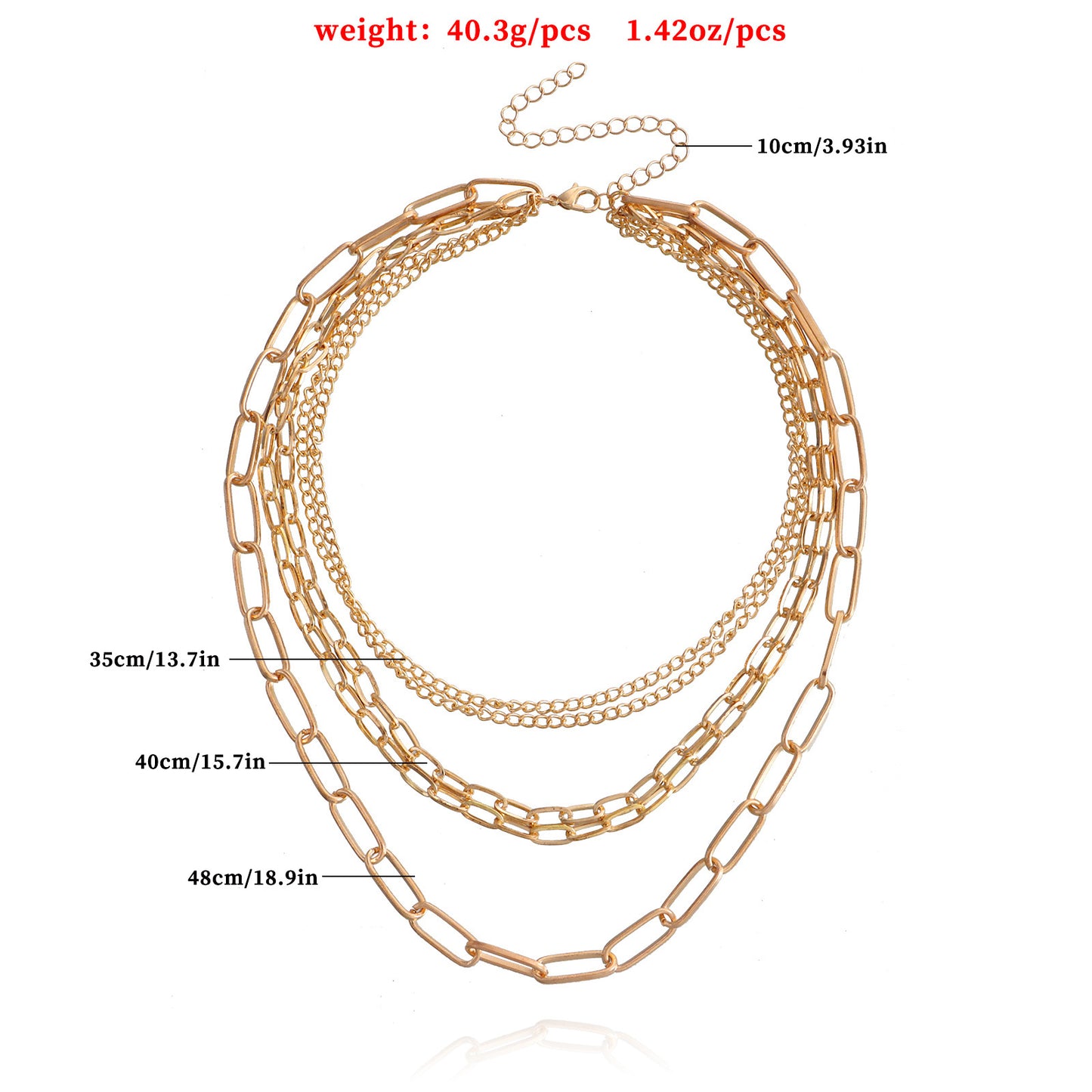 Vintage Geometric Pendant Necklace for Women with Gold-Plated Alloy Chain and Wavy Link Design
