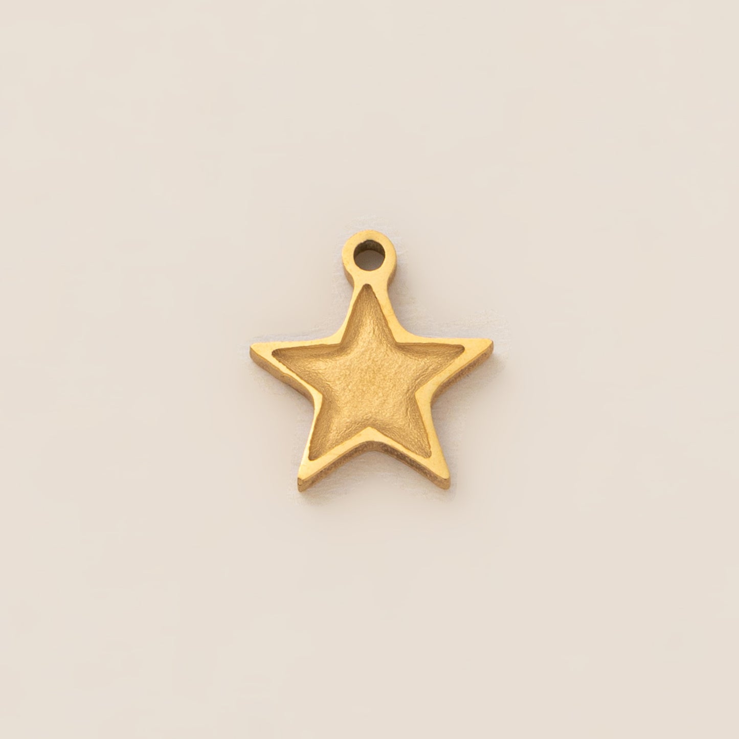 Minimalist 18K Gold Plated Geometric Round Square Brass Pendant Necklace