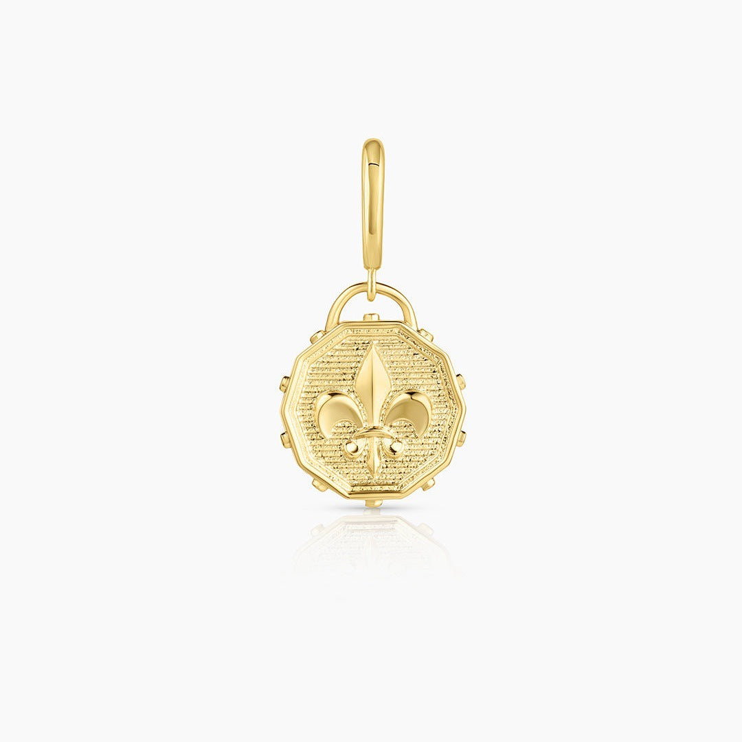 Bohemian Vintage Heart Geometric Brass PVD Plated 18K Gold Titanium Steel Pendant Charm Bar Necklace for Women